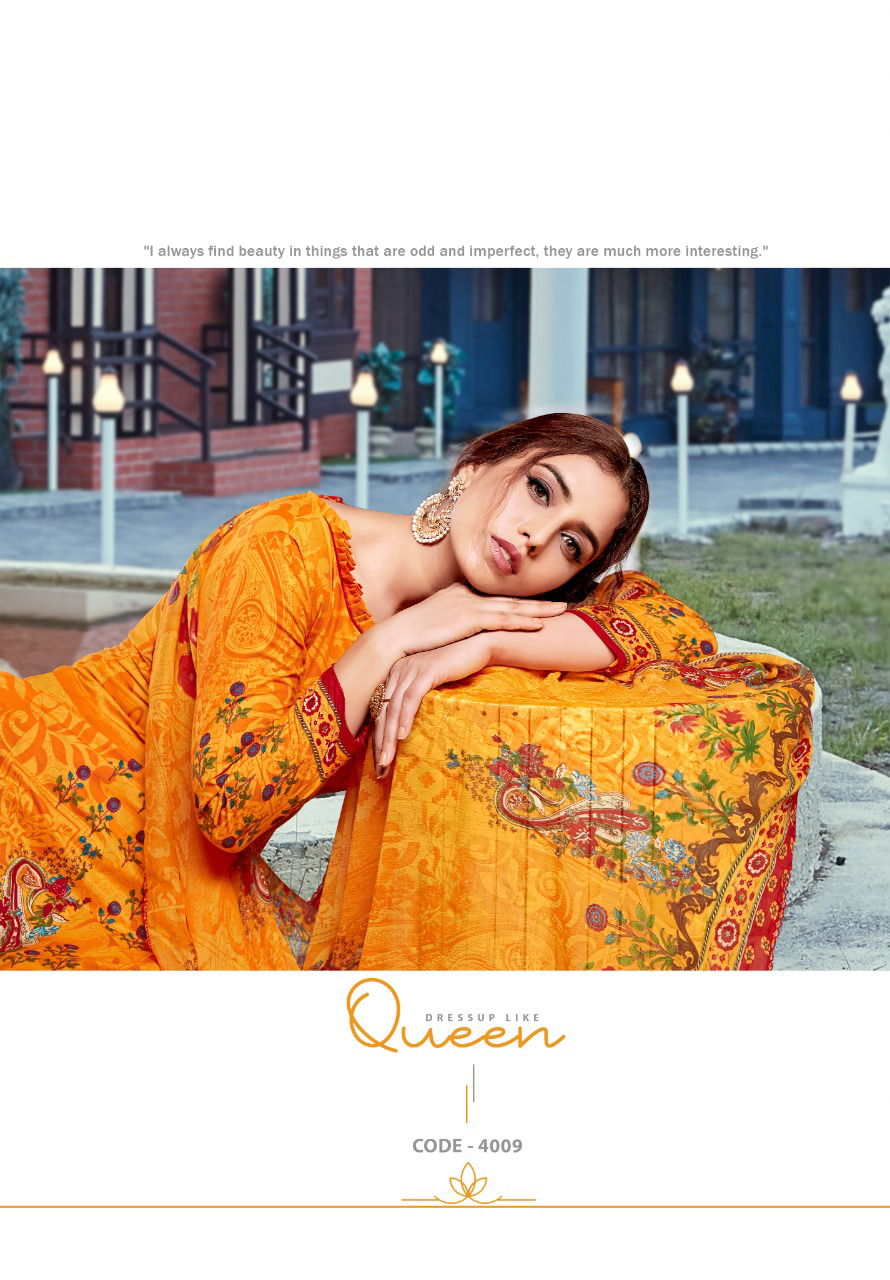 Yashika Rinaz 4 Latest Designer Printed Pure Lawn Cotton Dress Material Collection With Mal Mal Dupatta 