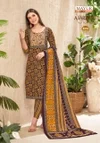 Ajarakh Vol 8 By Mayur Cotton Printed Kurti Pant With Dupatta Set Exporters In India