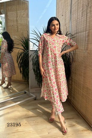 Indira 23195 Kurti Wtih Bottom Wholesale Market In Surat With Price

