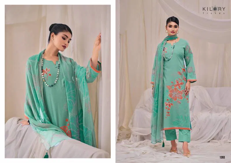 Qirat By Kilory Lawn Cotton Digital Printed Salwar Kameez Best Wholesale Shop In Surat