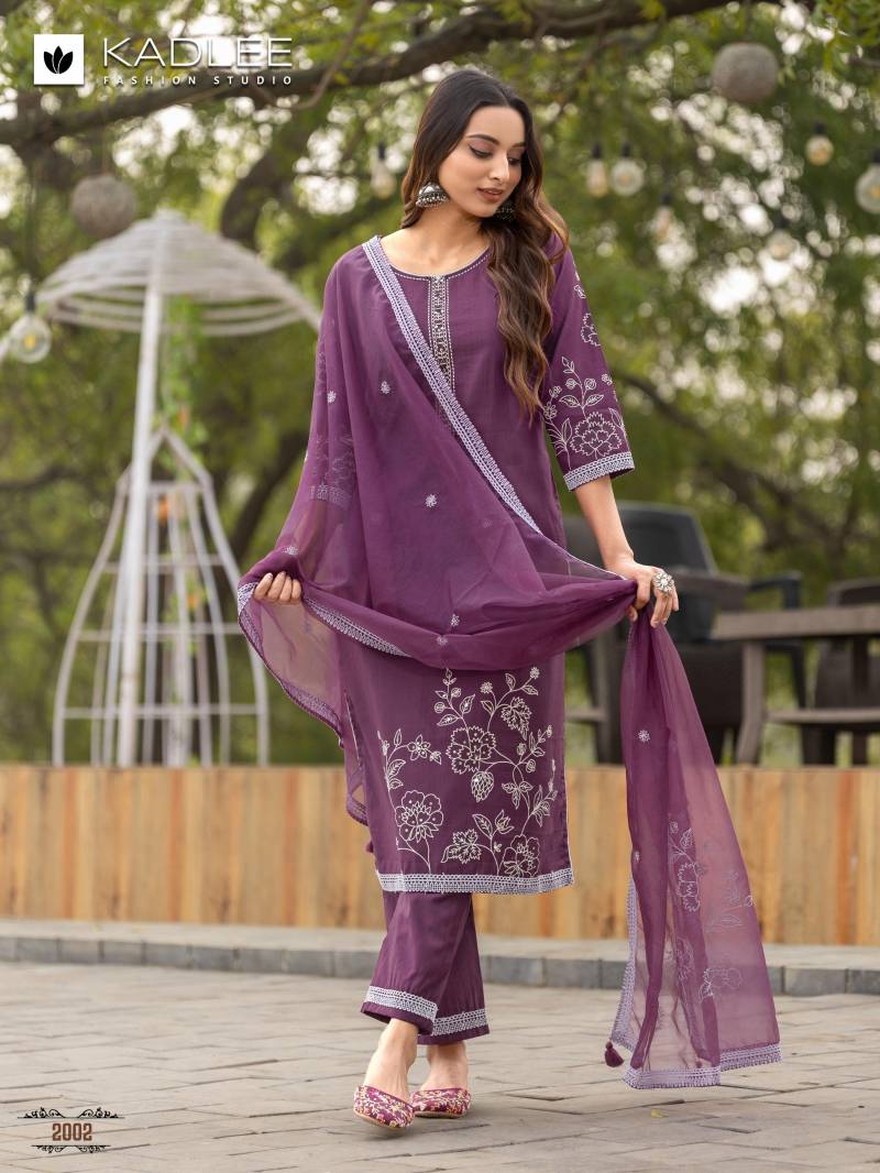 Karwaa By Kadlee Viscose Weaving Kurti With Bottom Dupatta Orders In Indis