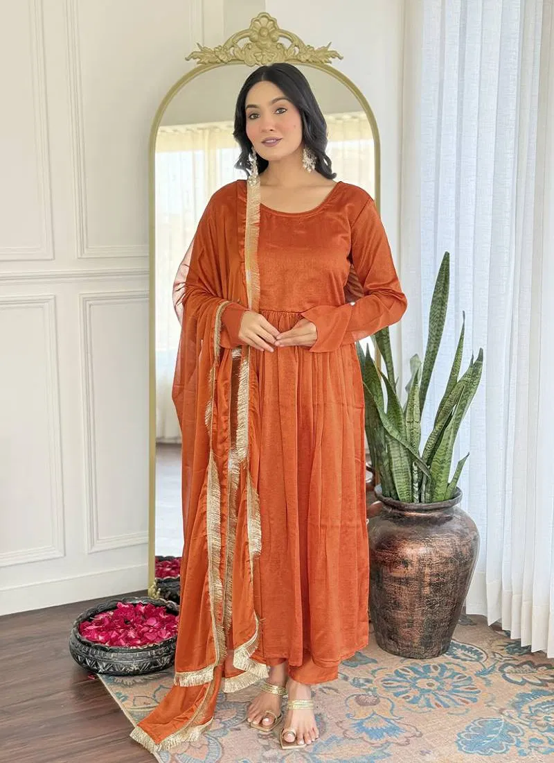 Karla 1 Vichitra Casual Wear Kurti Bottom With Dupatta Suppliers In India