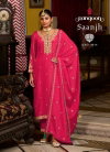 Saanjh By Rangoon Chinon With Fancy Work Suit Bulk Orders In India