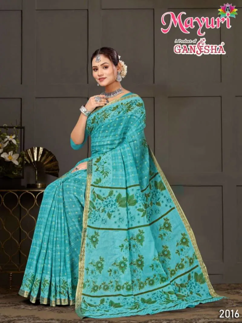 Mayuri Vol 2 By Ganesha Cotton Printed Casual Wear Saree Wholesale Market In Surat