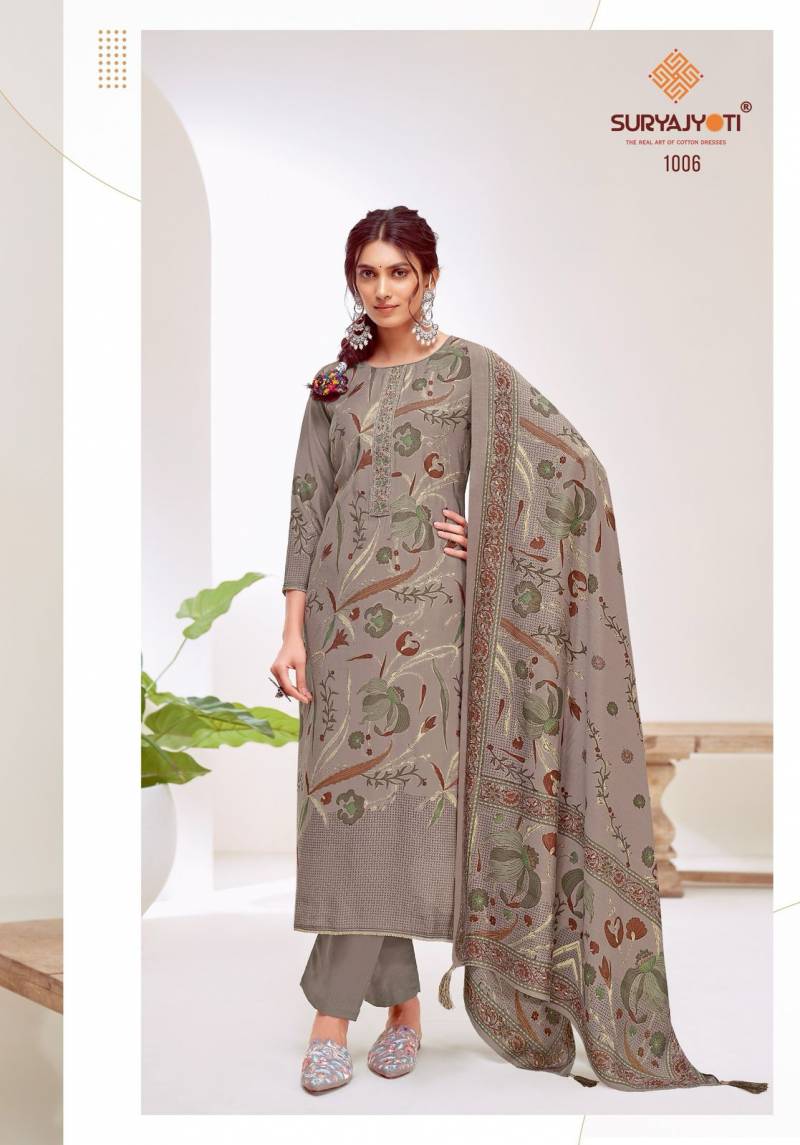 Kajal Vol 1 By Suryajyoti Modal Discharge Printed Dress Material Online Wholesale
