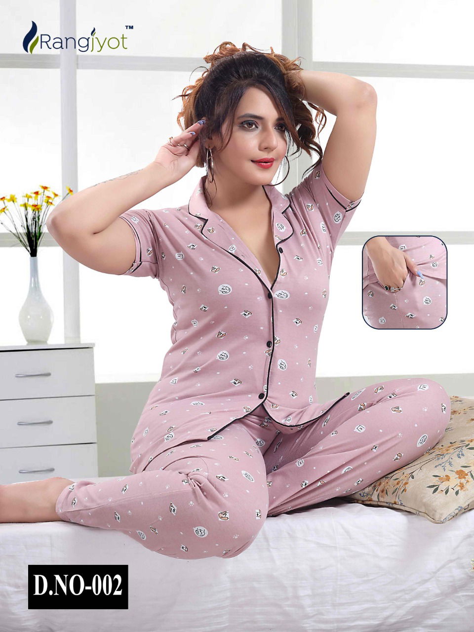 Rangjyot 101 Latest Designer Hosiery Cotton Night Wear Collection