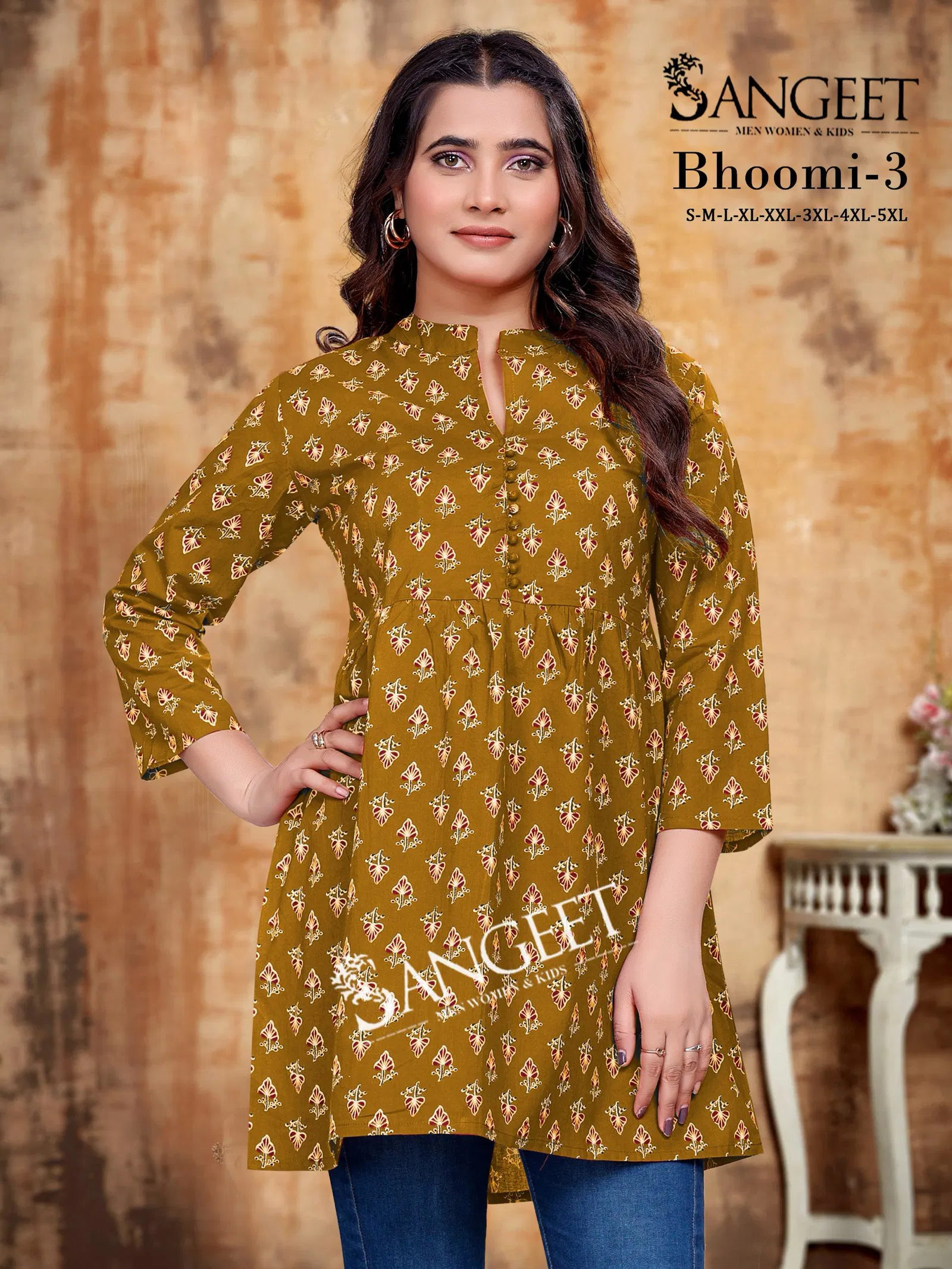 Bhoomi 3 By Sangeet Cotton Printed Ladies Top Wholesale Shop In Surat