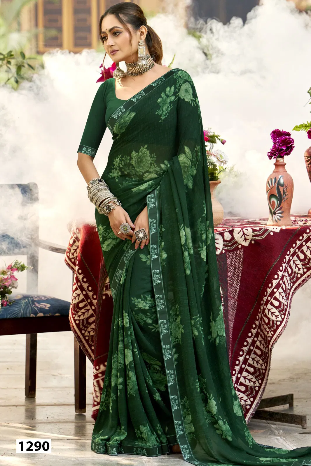 Nimakshi Vol 2 By Vallabhi Georgette Printed Saree Orders In India