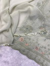 LG 1842 Embroidered Faux Georgette Readymade Suits Wholesalers In Delhi