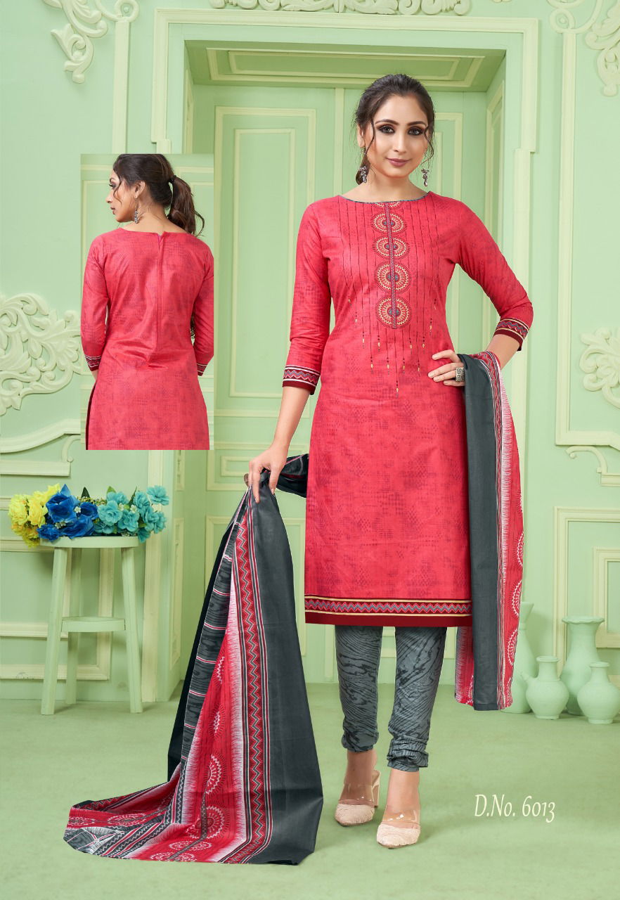 SC Liza 6th Edition Latest Designer Festive Wear Cotton Printed Dress Material Collection 