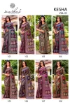 Kesha Vol 1 By Kashvi Tesla Foil Printed With Swarovski Work Saree