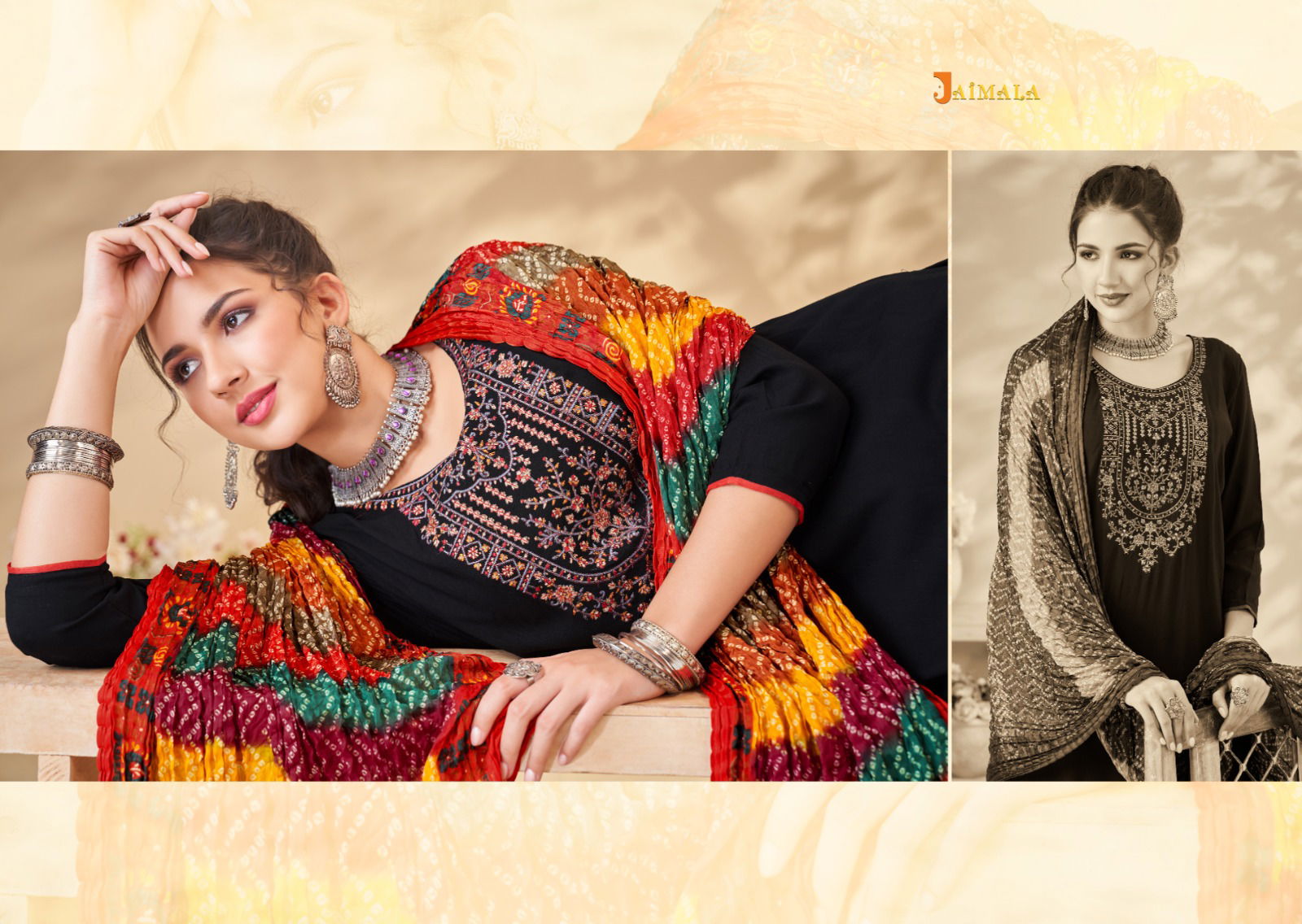 Nigaar Black Beauty 3 By Alok Rayon Designer Salwar Suits