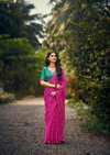 Madhuvan By Sanskar Chiffon Sirowski Border Saree Wholesale Clothing Distributors In India
