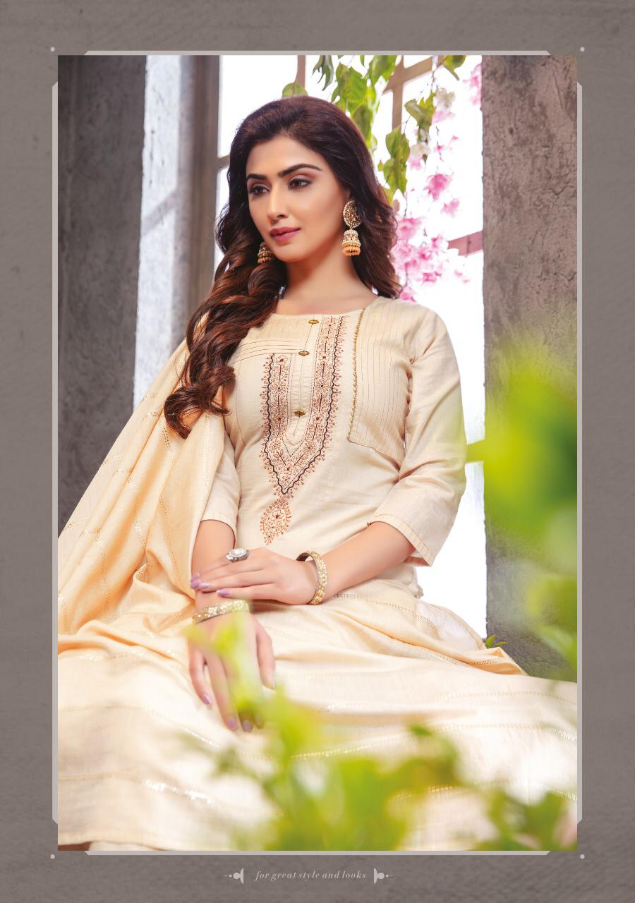 KIANA SUMMER QUEEN Latest Festive Wear Fancy Pure Cotton Lurex Touch  Thread Work Heavy salwar Suit Collection