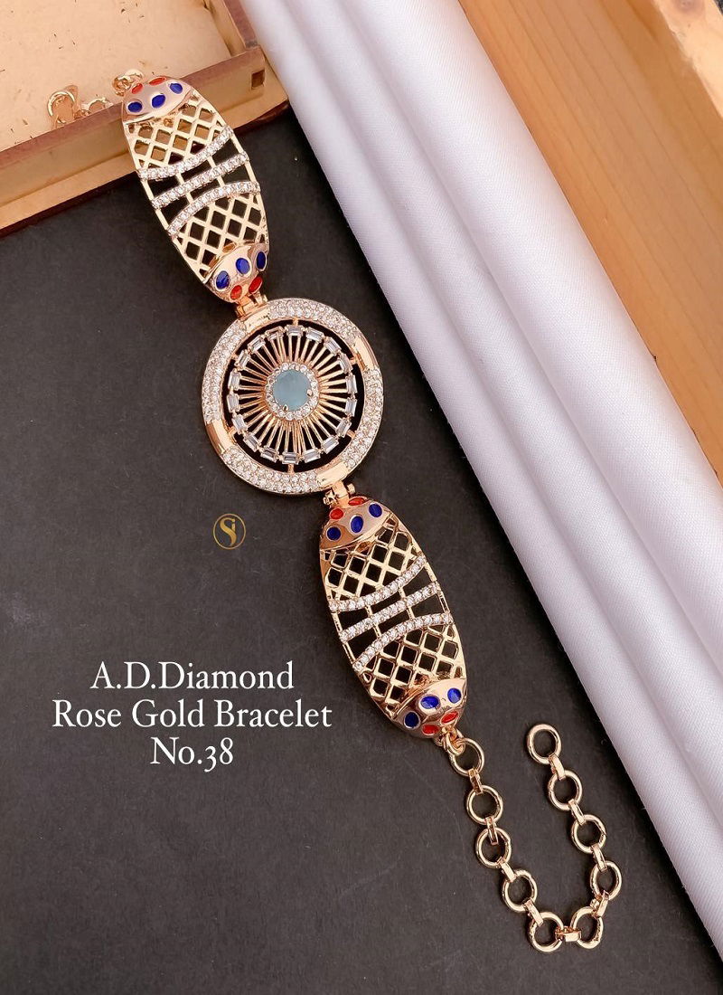 Fancy Designer AD Diamond Bracelet 3 Catalog
