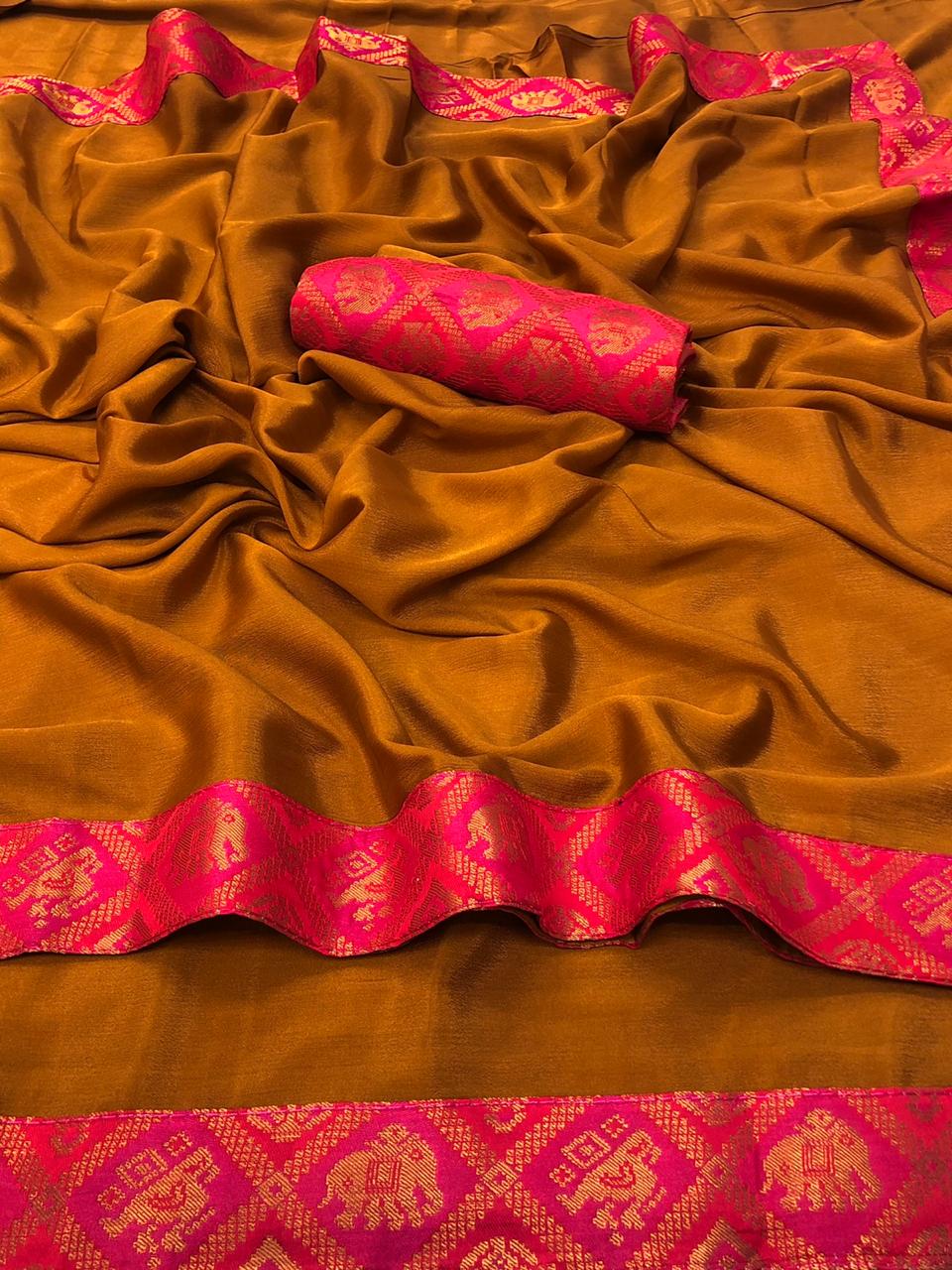 Anarika 20 Latest Fancy Festive Wear Printed Blouse Designer Soft Silk Saree Collection