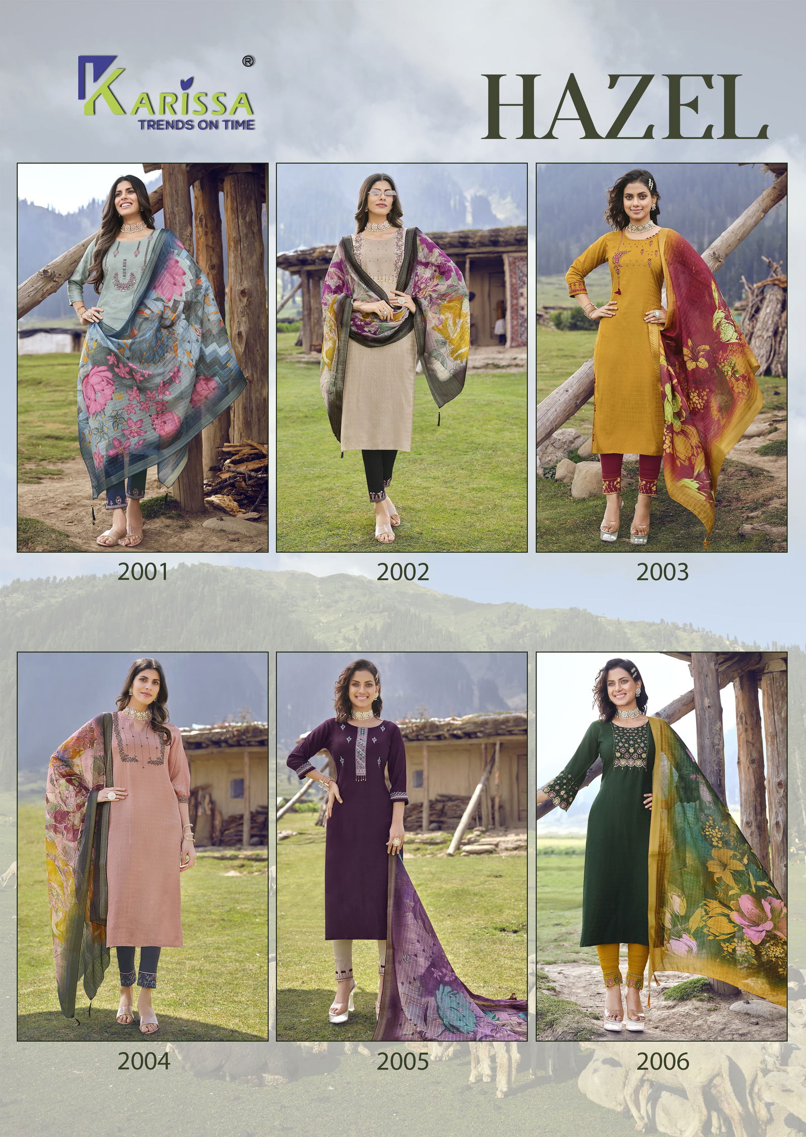 Hazel By Karissa Kurti Pant With Dupatta Kurti With Bottom Catalog