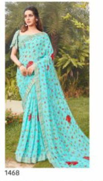 PRIYA PARIDHI  NATASHA Latest Fancy Designer Casual Wear Georgette Printed Saree Collection