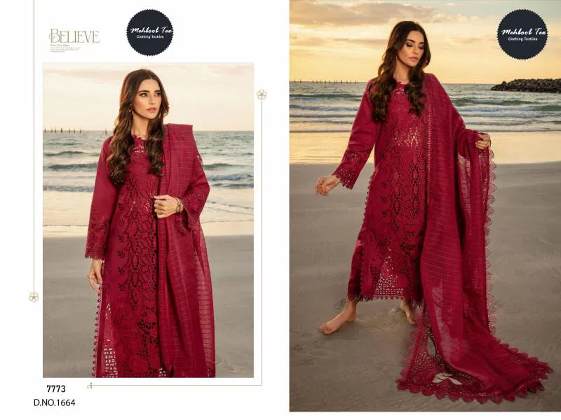 Mehboob Tex 1664 Rayon Embroidered Pakistani Salwar Suits Suppliers In India