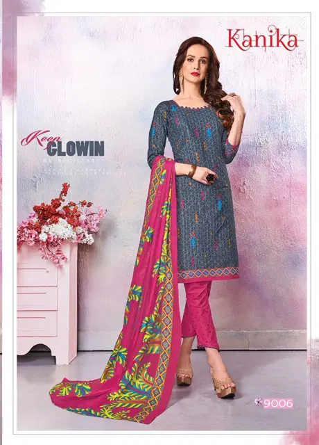 Ganesha Kanika 9 Latest Designer Daily Wear Pure Cotton Dress Material 