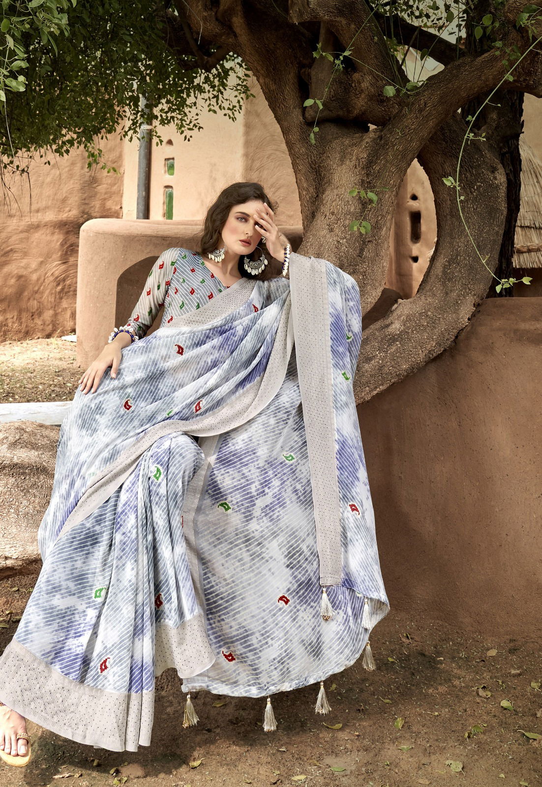 Ujala Vol 2 By Vallabhi Georgette Daily Wear Sarees Wholesale Market In Surat