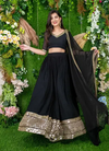 Lehenga Choli Vol 21 By Zeel Black Golden Designer Lehenga Choli Wholesale Online