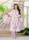 Naisha K 261 Cotton Printed Kurti With Bottom Dupatta Wholesale In India