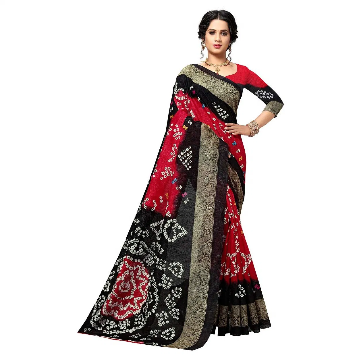sb6 Printed Latest Fancy Designer Festive Wear Silk saree Collection