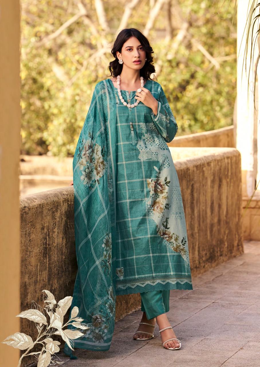 Kaviar By Prm Lawn Cotton Digital Printed Dress Material Wholesalers In Delhi