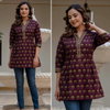 Naisha K 329 Cotton Printex Border Shorts Tops Best Wholesale Shop In Surat