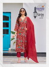 Sirin Vol 2 By Radhika Vertican Foil Printed Kurti With Bottom Dupatta Orders In India