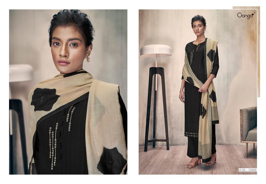 GANGA ZELLA Latest fancy Designer Heavy Casual Wear Finest Cotton With Embroidery Work Collection