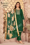 Romiyo By Sangeet Roman Silk Kurti With Bottom Dupatta Wholesale Market In Surat
