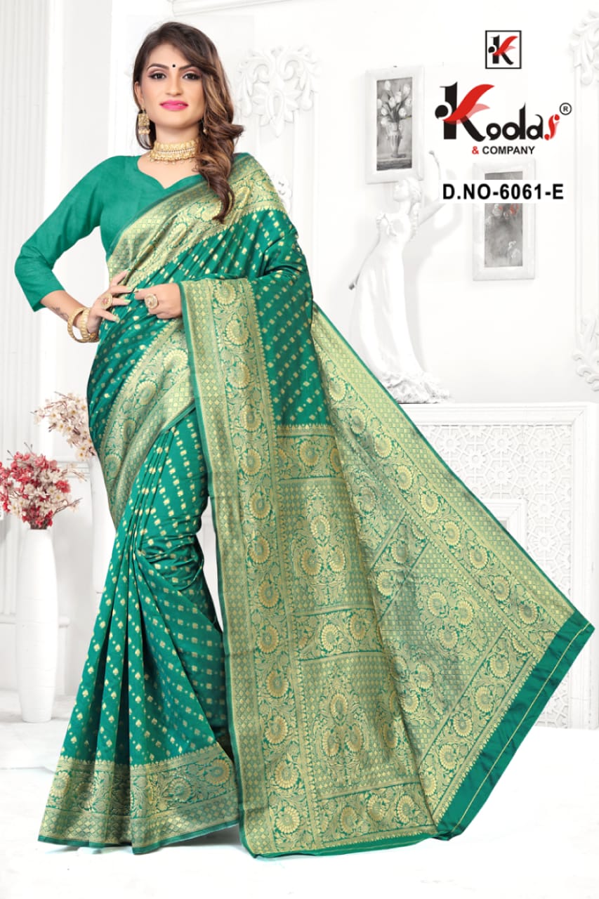 Skoda 6061 Latest Fancy Designer Silk Festive Wear Heavy Saree Collection
