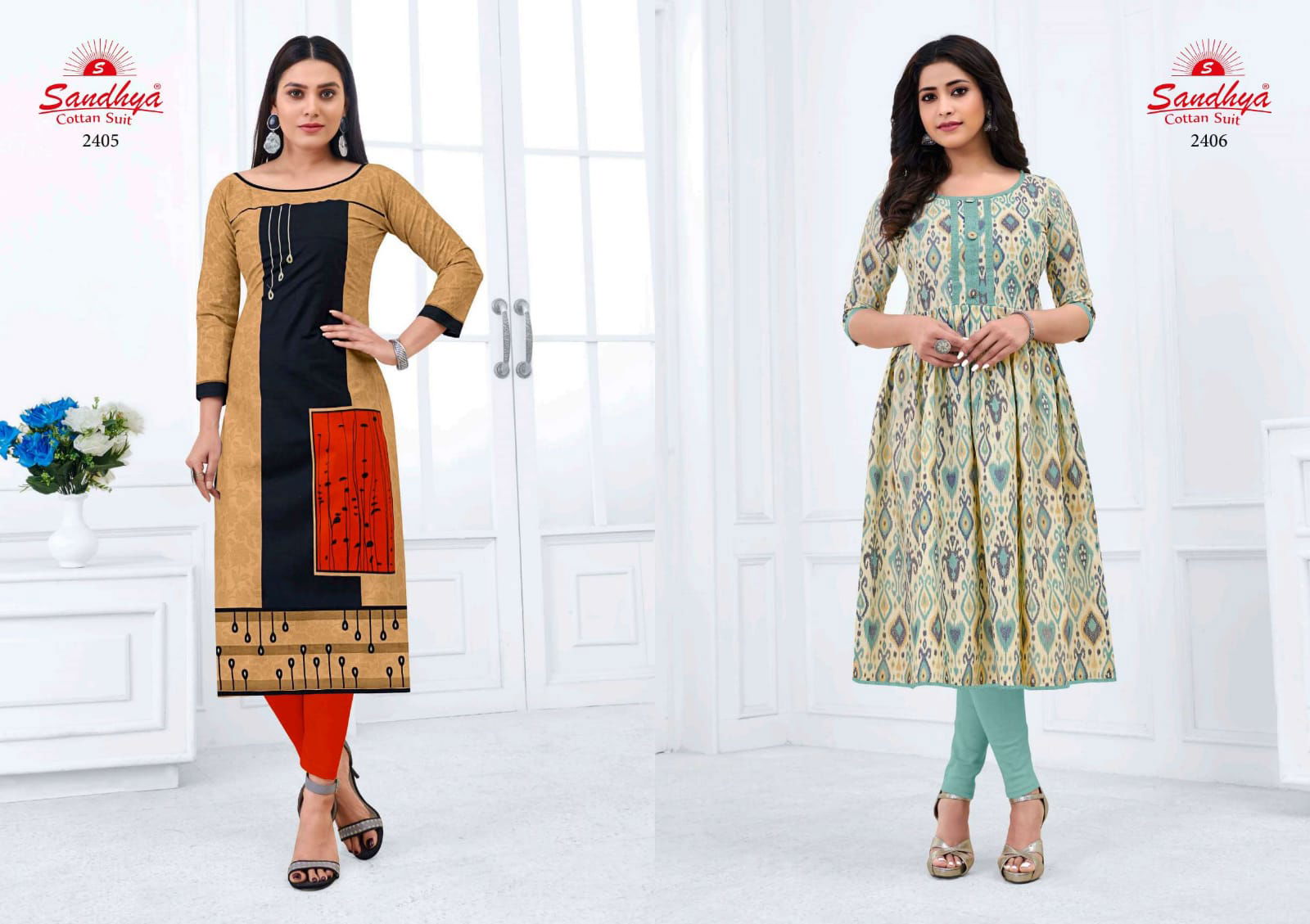Sandhya Kalakruti 24 Fancy Ethnic Wear Printed Designer Kurti Collection