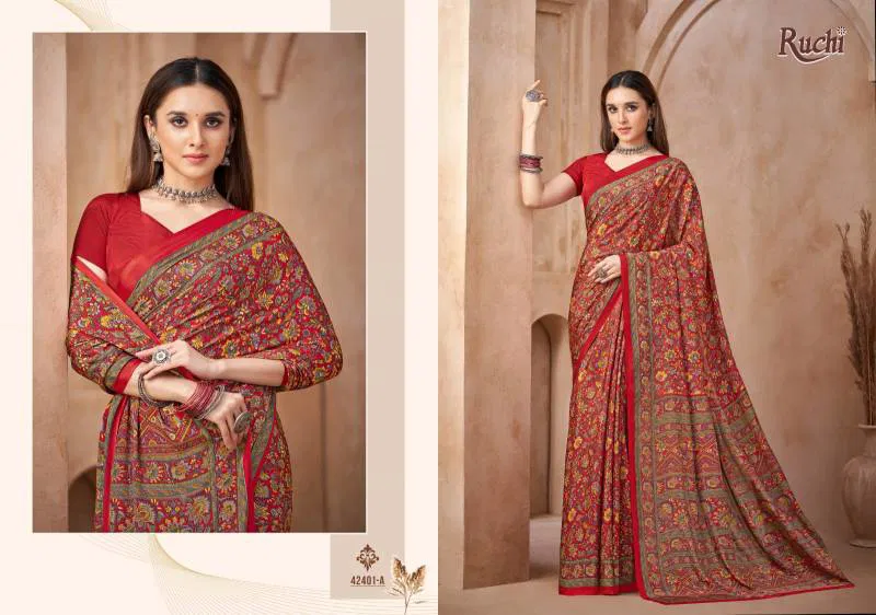 Vivanta Silk 44 By Ruchi Crepe Silk Saree Wholesale Price In Surat