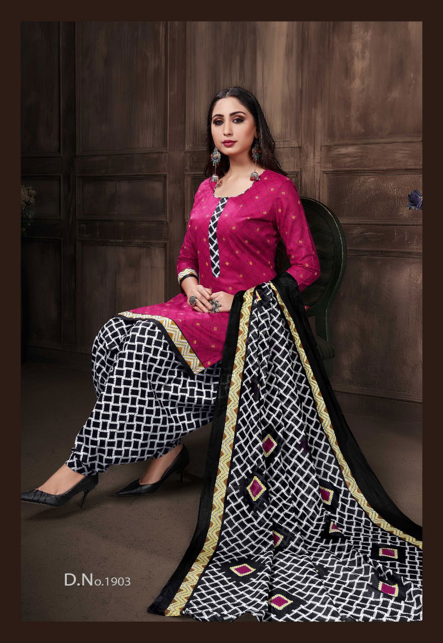 Sc Three Star vol 19 New Exclusive Cotton Printed Casual Wear Dress Material Collection 