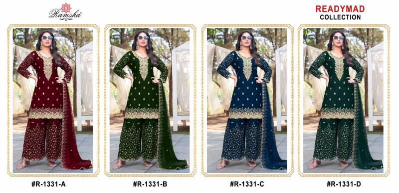 R 1331 Nx By Ramsha Georgette Pakistani Readymade Suits Suppliers In India