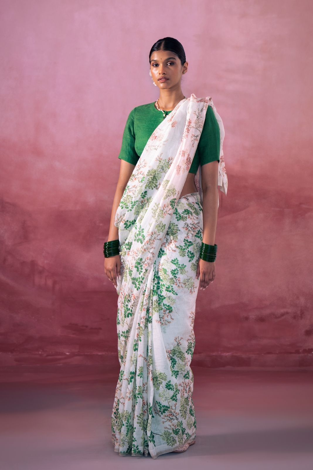 MG 331 Plain Line Printed Daily Wear Sarees Catalog