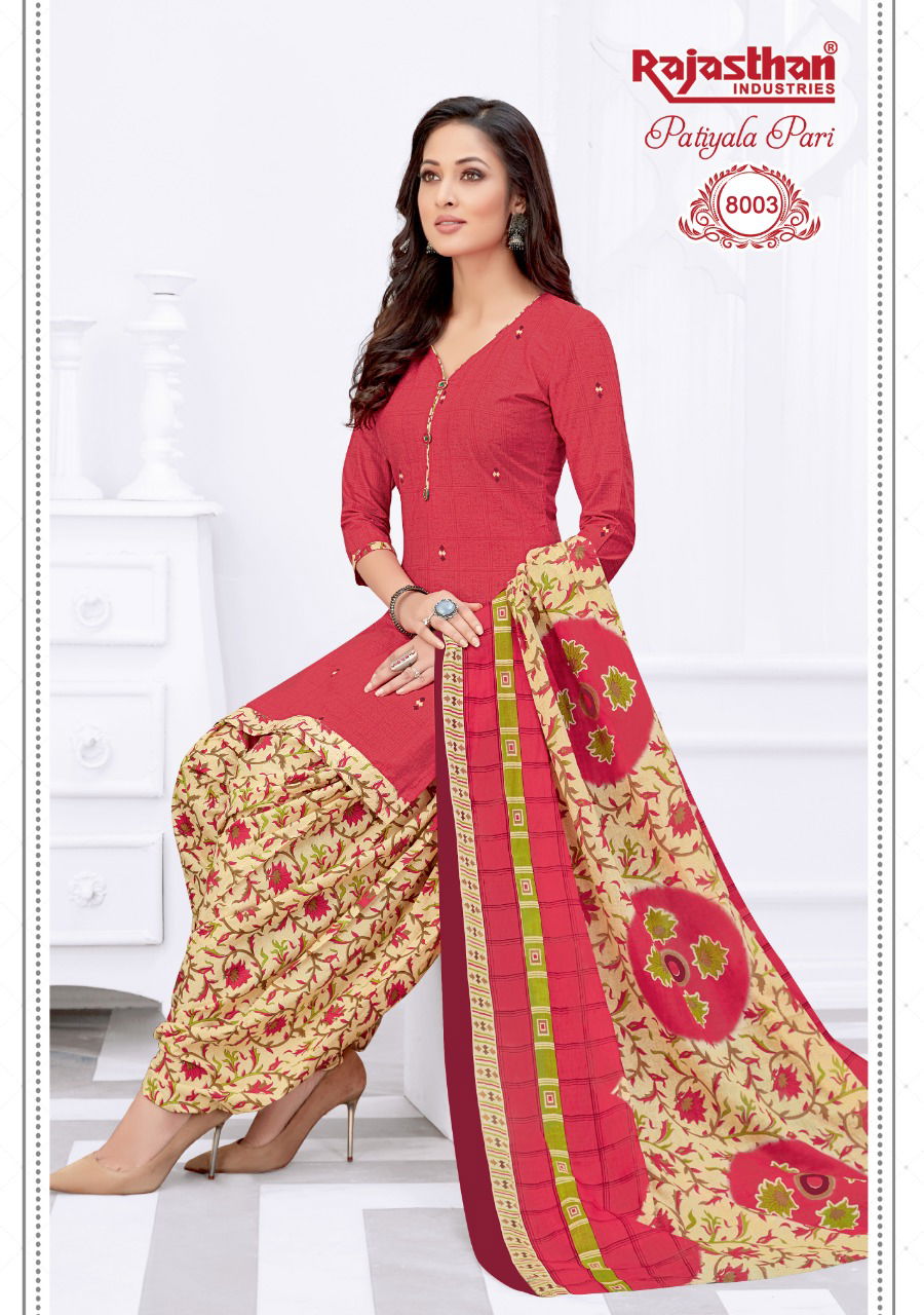 Rj Patiyala Pari 8 Latest Fancy Casual Wear Cotton Print Top Bottom And Dupatta Readymade Collection
