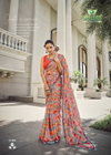 Malaika By Sanskar Embroidery Work Georgette Saree Wholesale Clothing Distributors In India