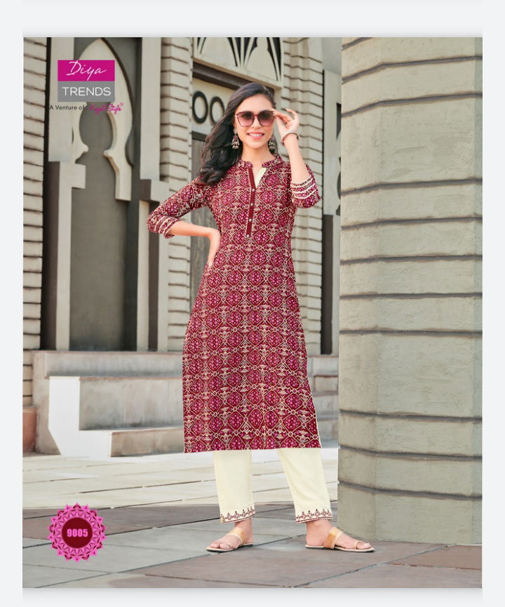 Bibas 9 Designer Fancy latest Designer Festive Wear Kurti With Bottom Collection
