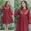 Naisha K 245 Stylish Cotton Embroidered Frock Wholesale Market In Surat