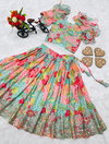 OC 153 Heavy Georgette Girls Wear Kids Lehenga Catalog