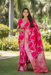 Vt 6075 T Soft Banarasi Silk Zari Worked Beautiful Saree Online Wholesale