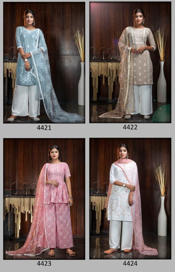 Subhkala Flory Vol 11 Latest Designer Heavy Thread Embroidery Work Festive Wear Salwar Suit Collection 