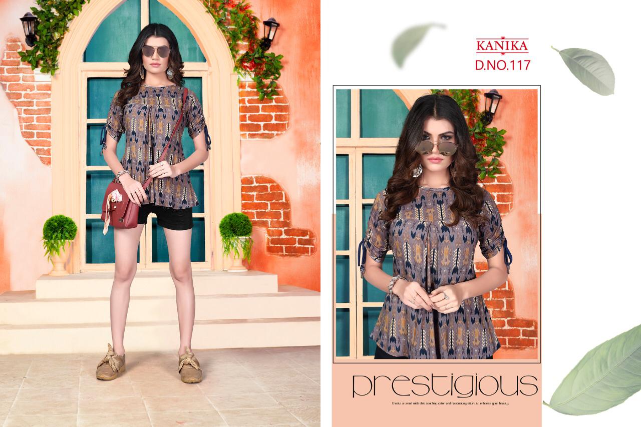 Aleeza Vol-3 Designer Party Wear Reyon Printed Top Collection