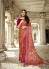 Swadeshi By Vallabhi Printed Brasso Floral Sarees Wholesale Market In Surat