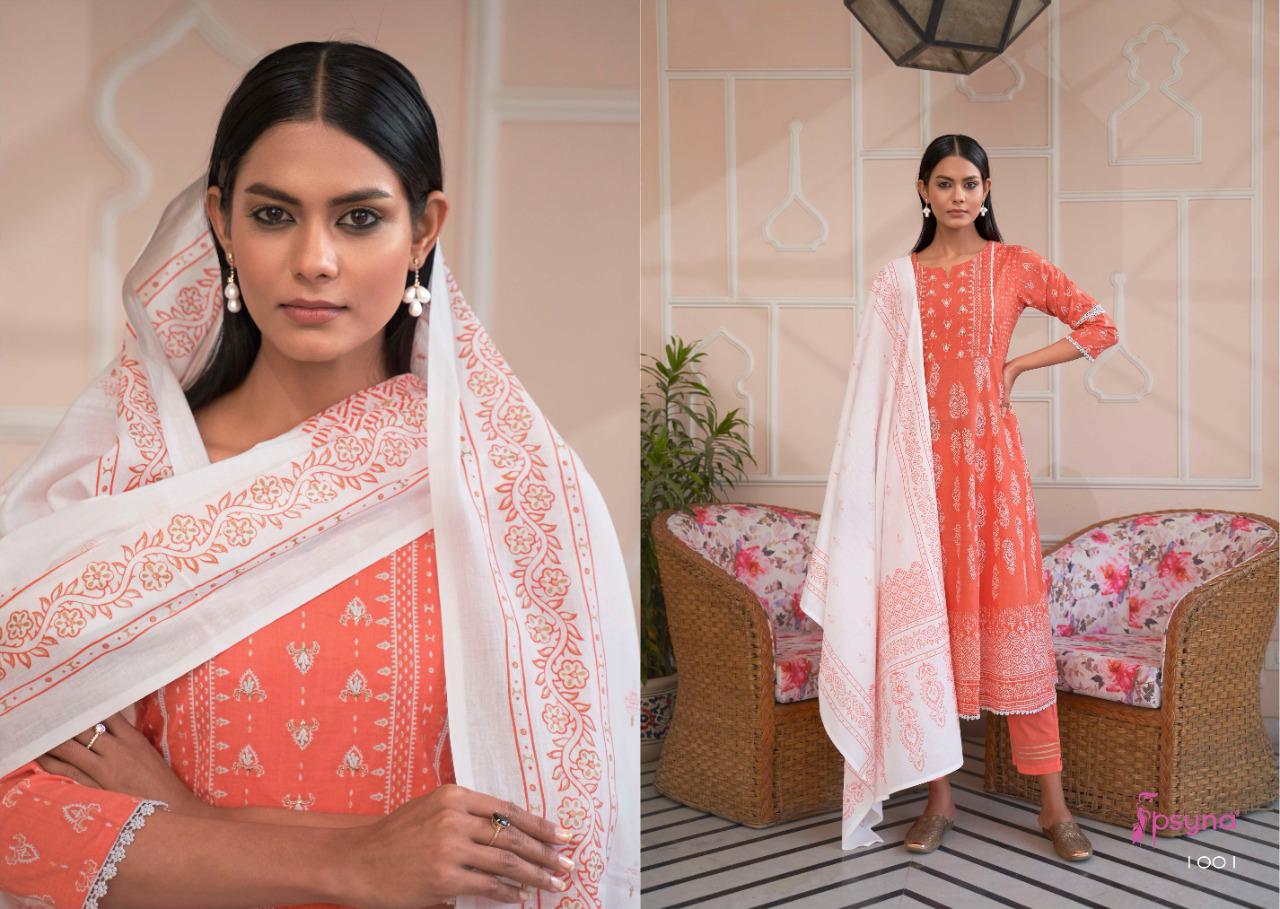 Psyna Pehnava 3 Fancy Party Wear Readymade Kurti With Pant And Dupatta Collection