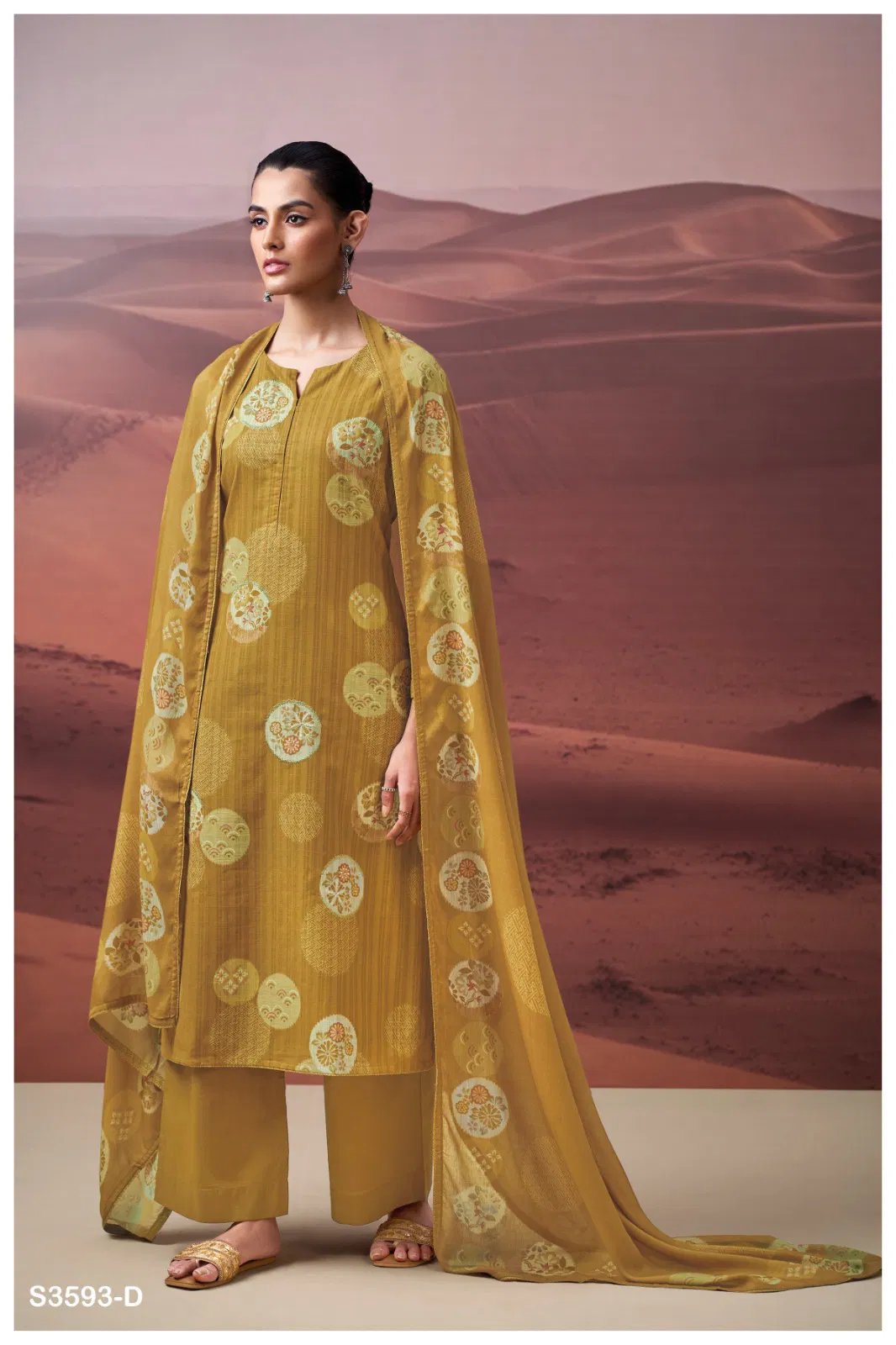 Prachiti 3593 By Ganga Cotton Printed Salwar Suit Wholesale Shop In Surat
